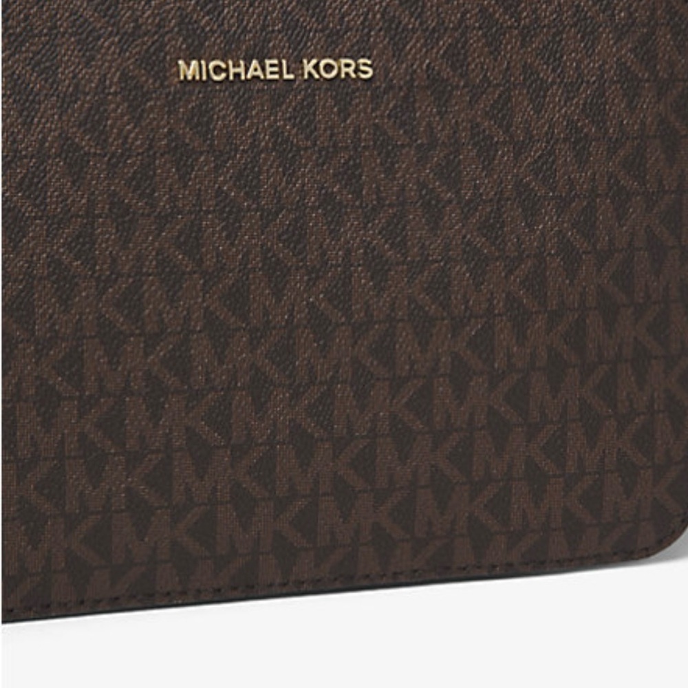 Michael Kors Signature Brown Crossbody Bag - Picture 4 of 16